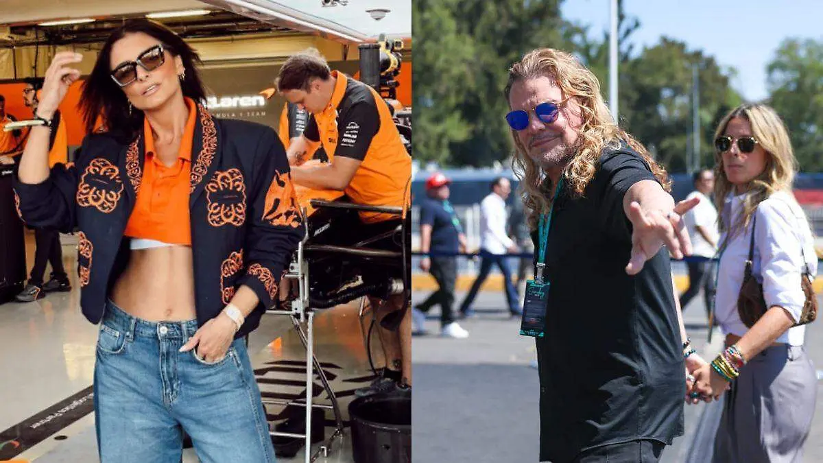 Desde Fer de Maná a Aislinn Derbez y Rafa Márquez: los famosos en el Gran Premio México 2025